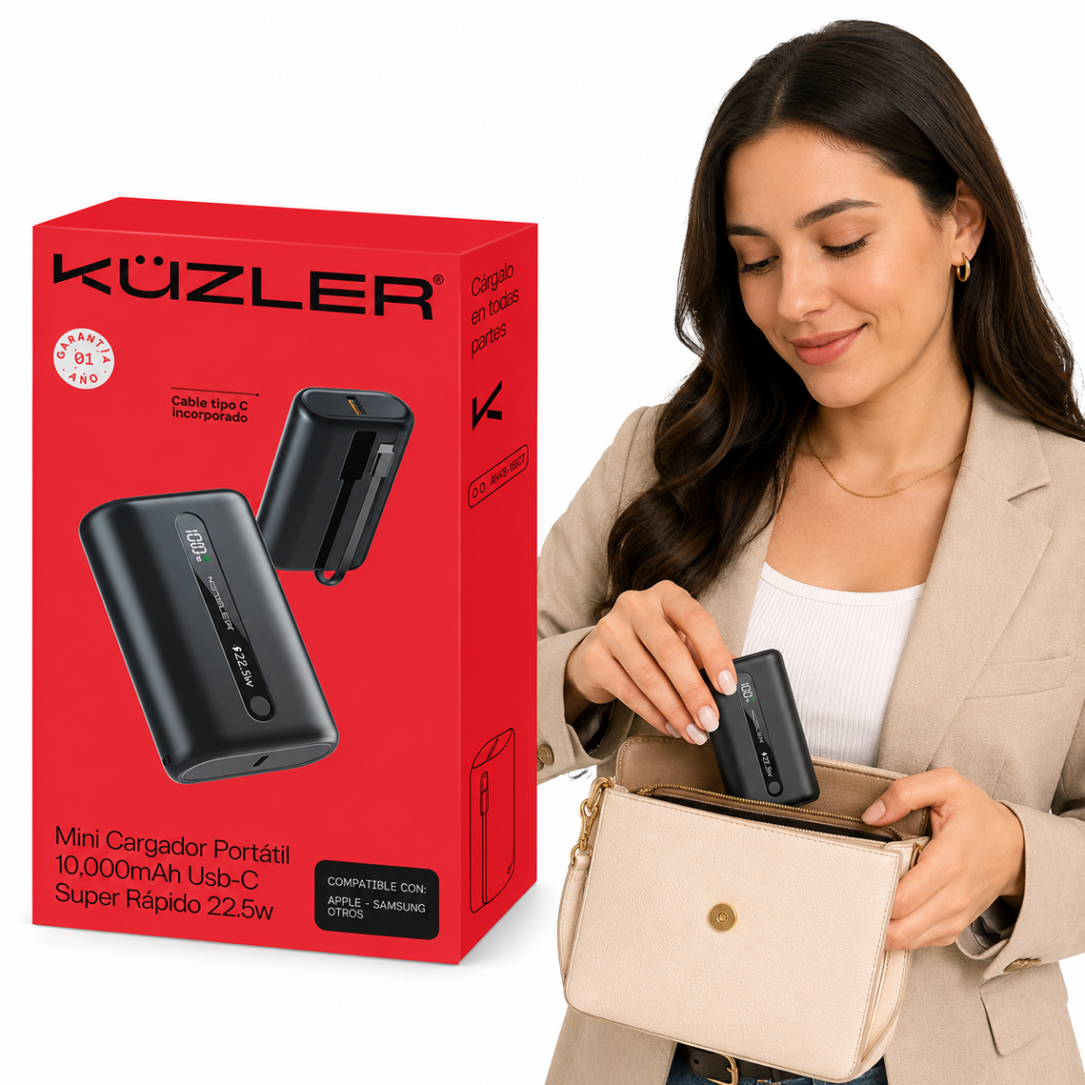 KUZLER PORTATIL 10000MAH ASTROBOOST-1