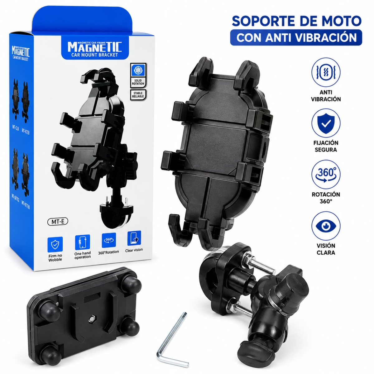 MT-E SOPORTE DE MOTO CON ANTIVIBRACION