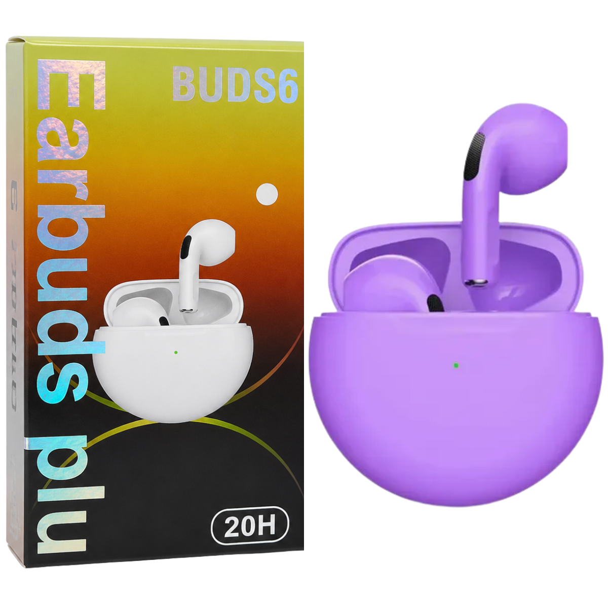 BUDS6 AUDIFONO BLUETOOTH (LILA)