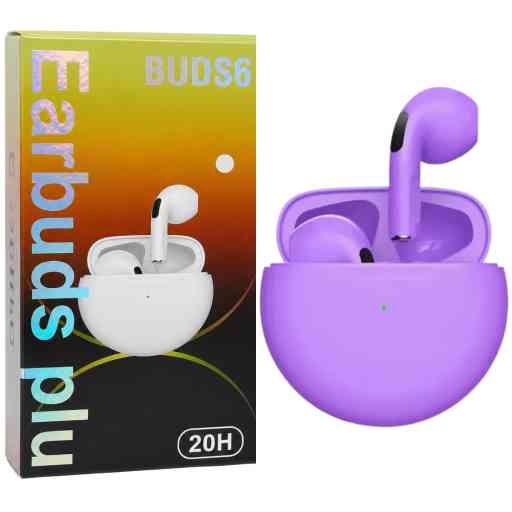 BUDS6 AUDIFONO BLUETOOTH (LILA)