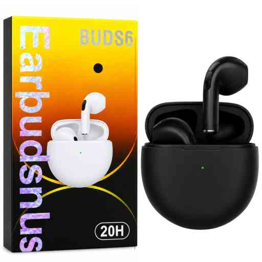 BUDS6 AUDIFONO BLUETOOTH (NEGRO)
