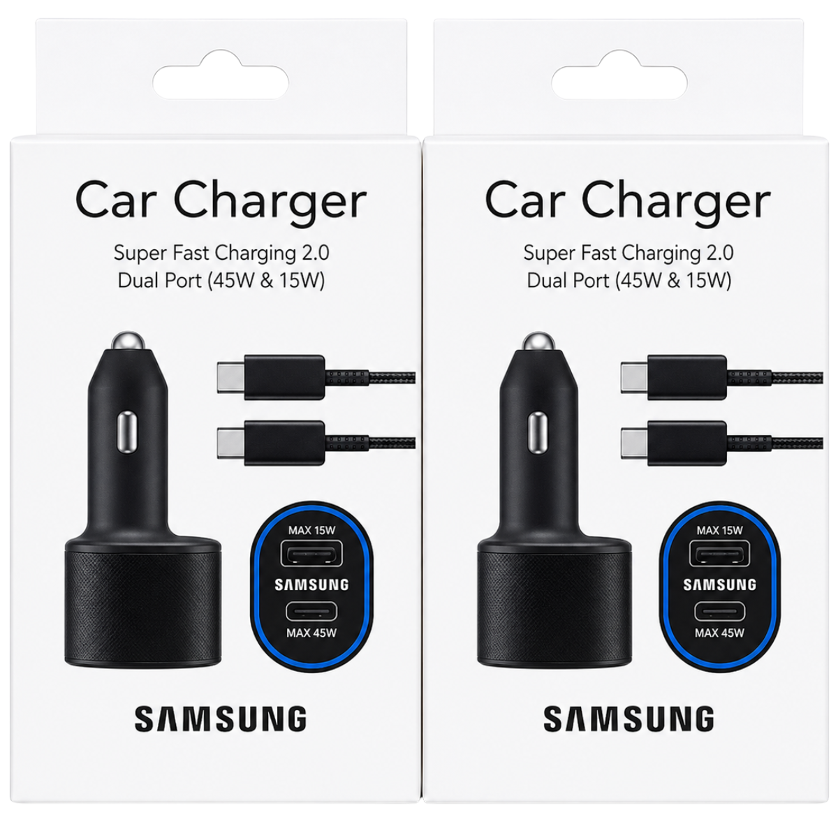 CARGADOR DE AUTO 45W Y 15W