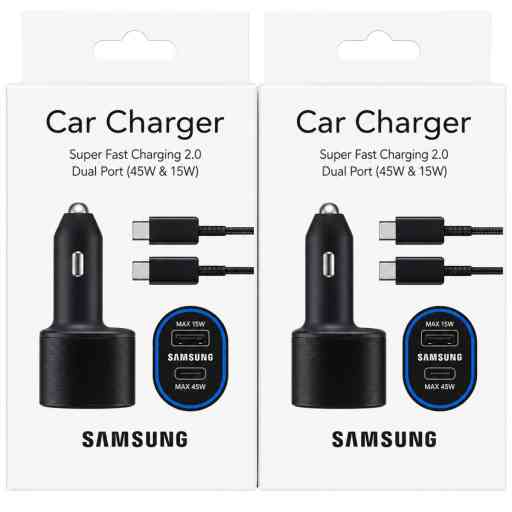 CARGADOR DE AUTO 45W Y 15W