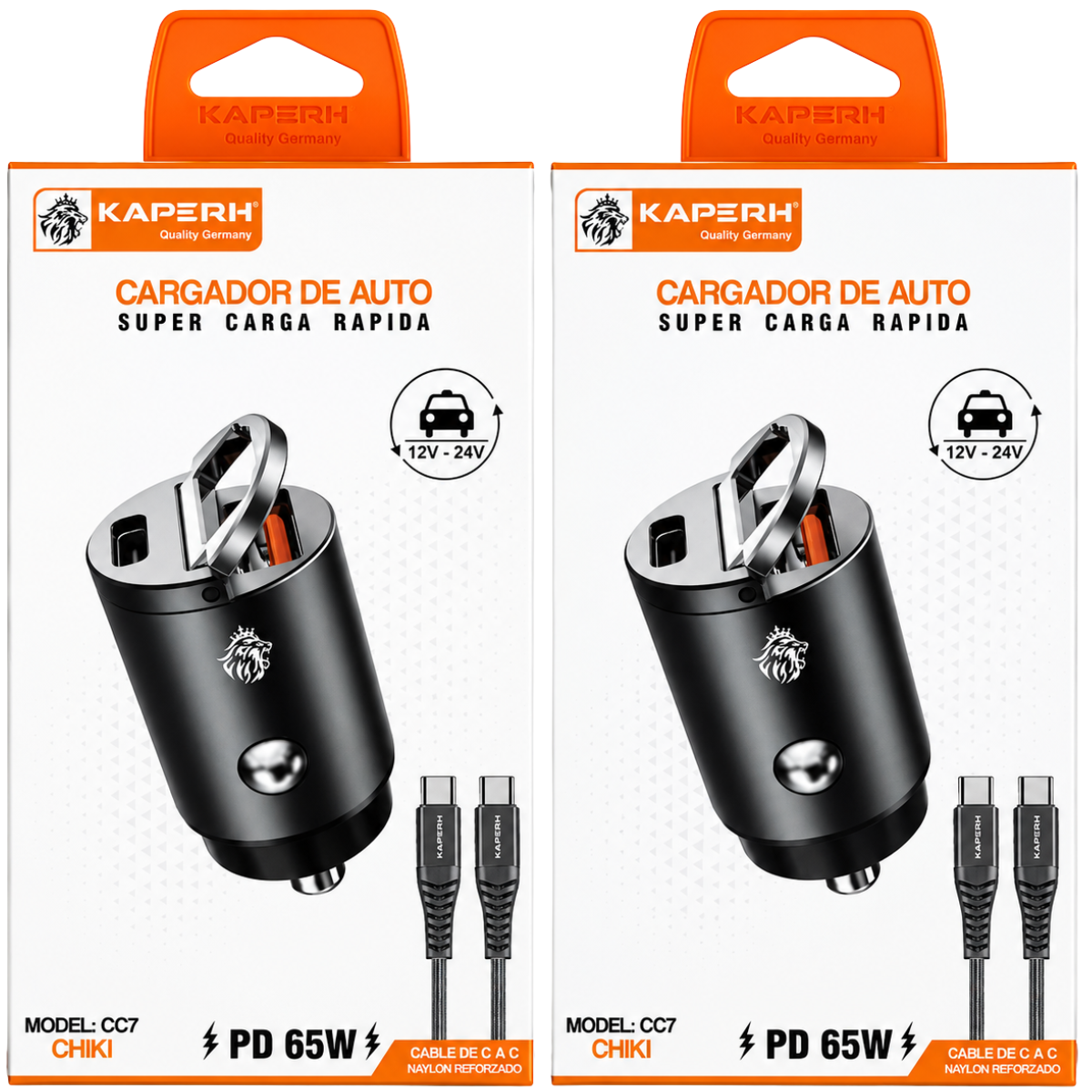 KAPERH CC7 CARGADOR 65W PD