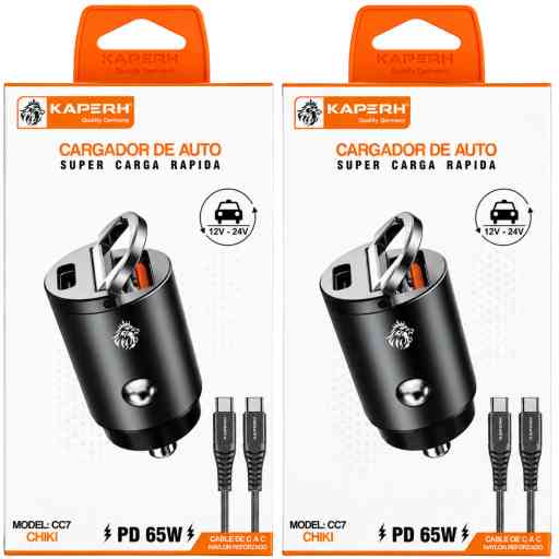 KAPERH CC7 CARGADOR 65W PD