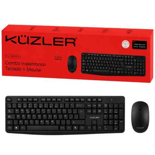 KUZLER COMBO INALAMBRICO MOUSE + TECLADO