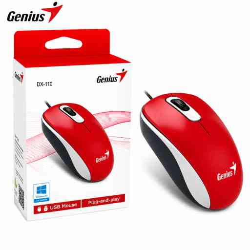 GENIUS DX-110 MOUSE (ROJO)