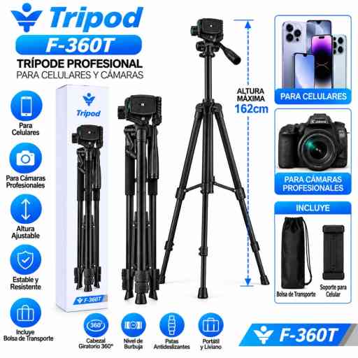 TRIPOD F-360T ALTURA MAXIMA 162CM