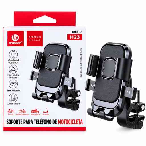 BRYSOON H23 SOPORTE PARA MOTO BICICLETA