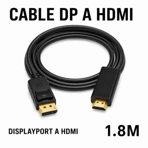 CABLE DP A HDMI 1.M