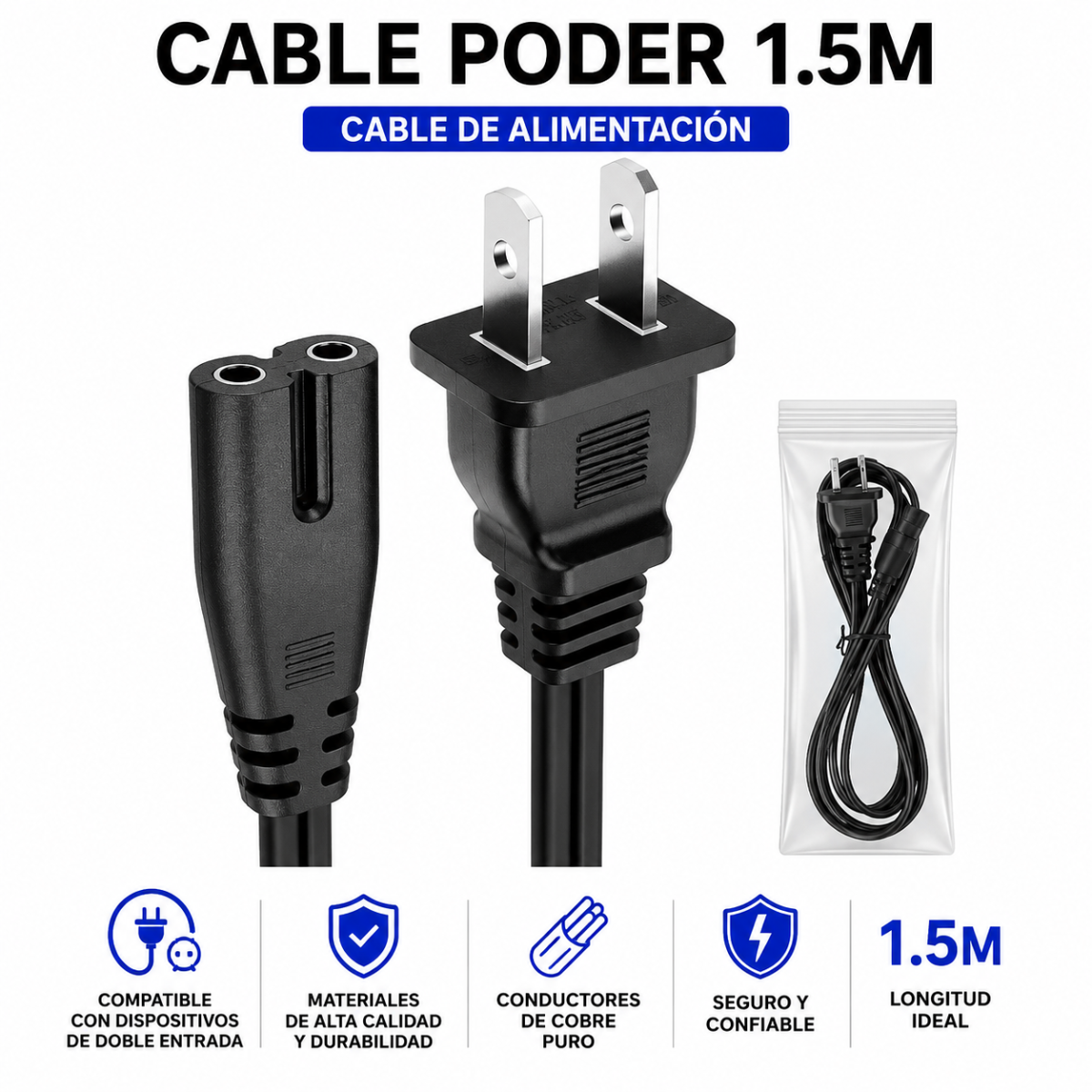 HOCHI CABLE DE PODER TIPO 8B