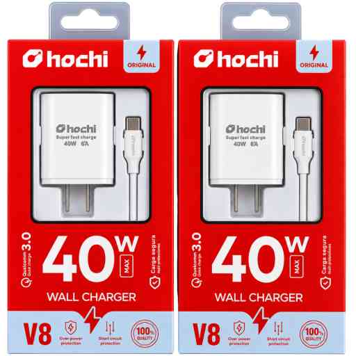 HOCHI CARGADOR 40W V8
