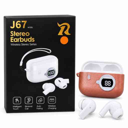 J67 AUDIFONO BLUETOOTH (MARRON)