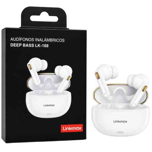 LINKMAX LK-188 AUDIFONO BLUETOOTH (DORADO)