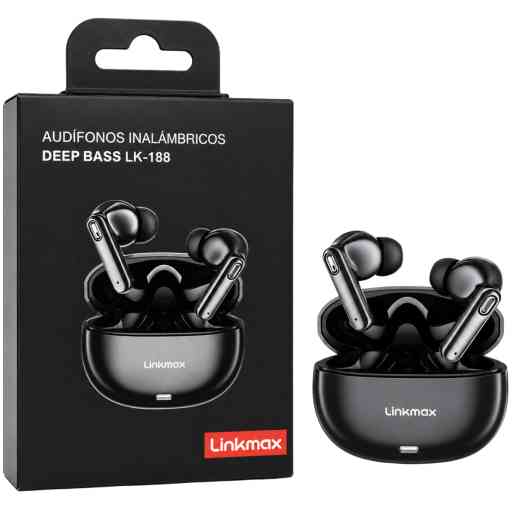 LINKMAX LK-188 AUDIFONO BLUETOOTH (NEGRO)