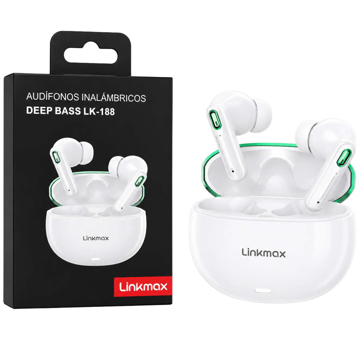 LINKMAX LK-188 AUDIFONO BLUETOOTH (VERDE)