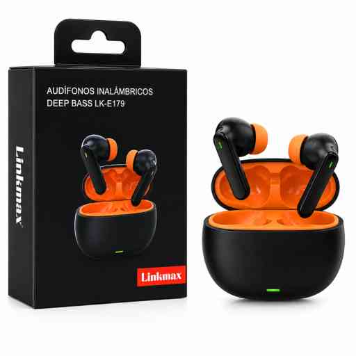 LINKMAX LK-E179 AUDIFONO BLUETOOTH (NARANJA)