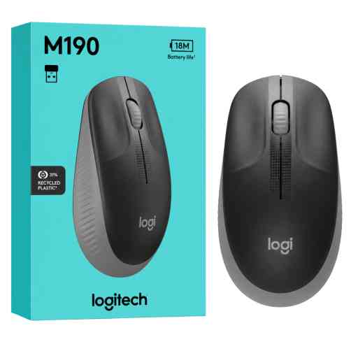 LOGITECH M190 MOUSE INALAMBRICO (NEGRO)