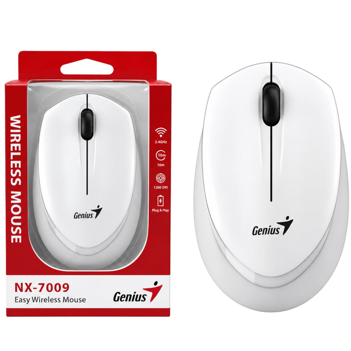GENIUS NX-7009 MOUSE ERGONOMICO (PLOMO)