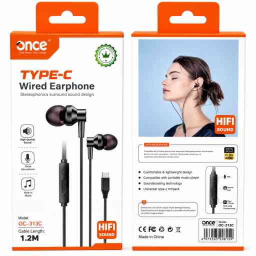 ONCE OC-313C AUDIFONO TIPO C