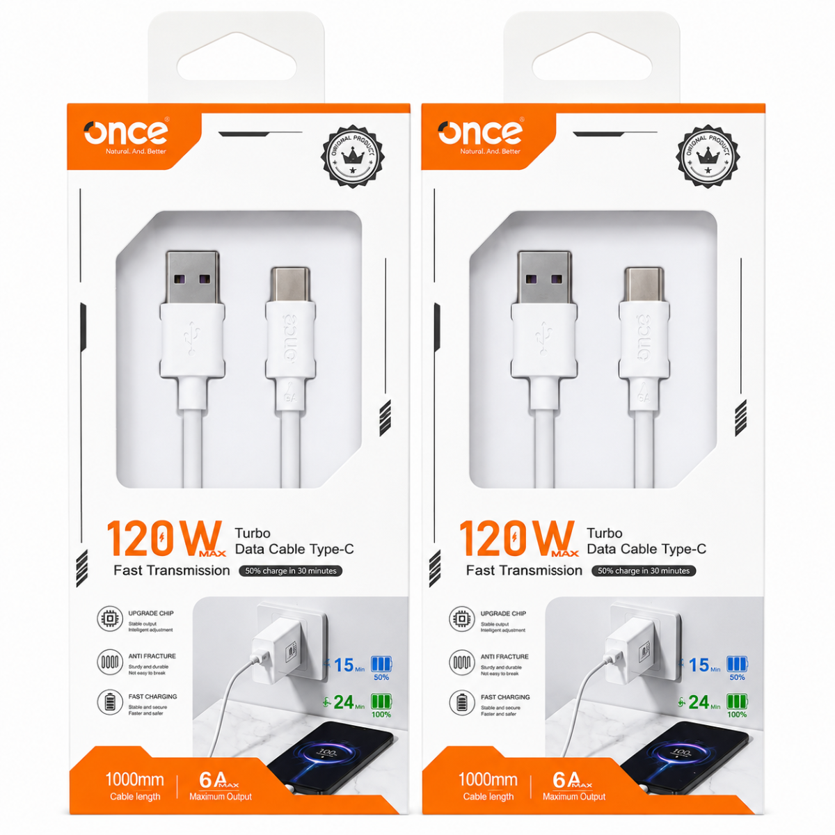 ONCE OC-430C CABLE TIPO C 120W