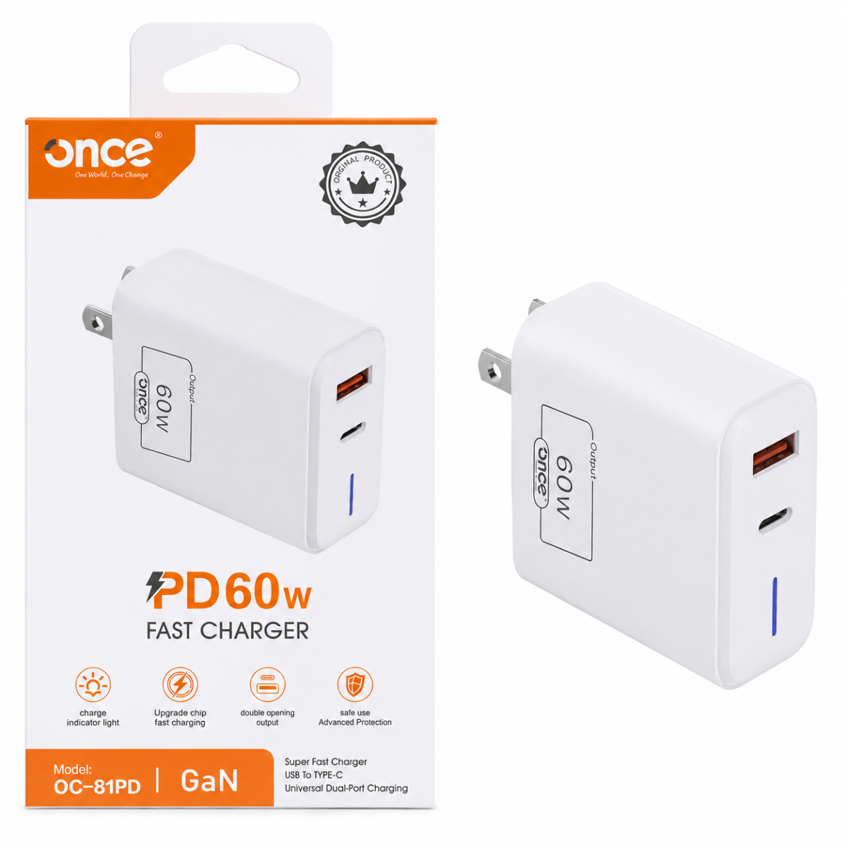 ONCE OC-81PD DADO USB & PD 60W