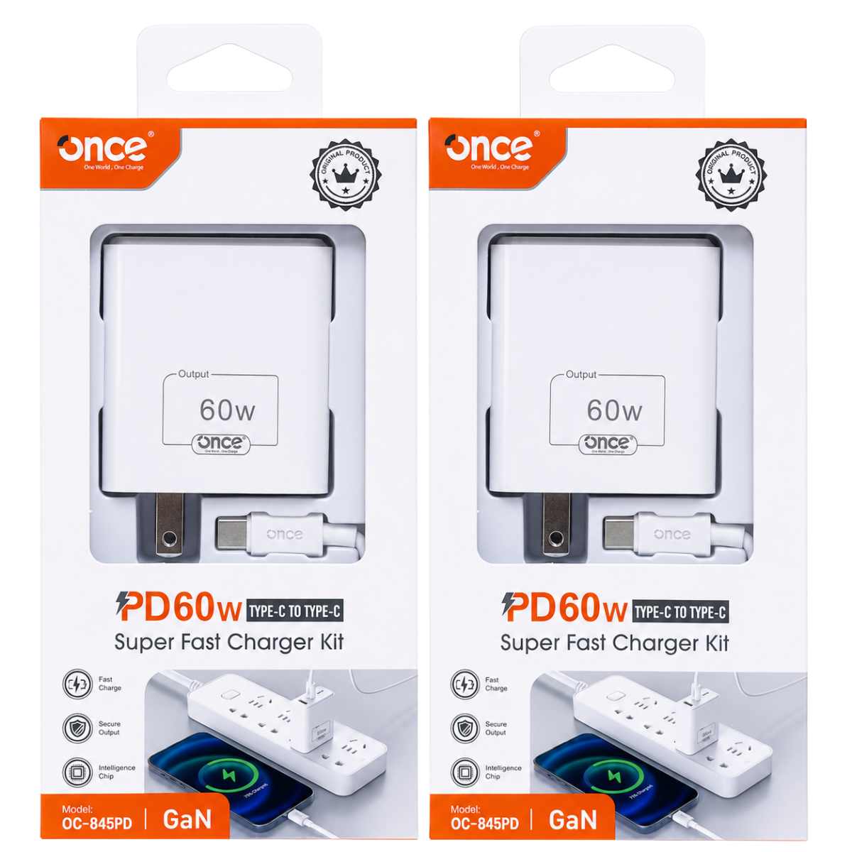 ONCE OC-845PD CARGADOR PD 60W