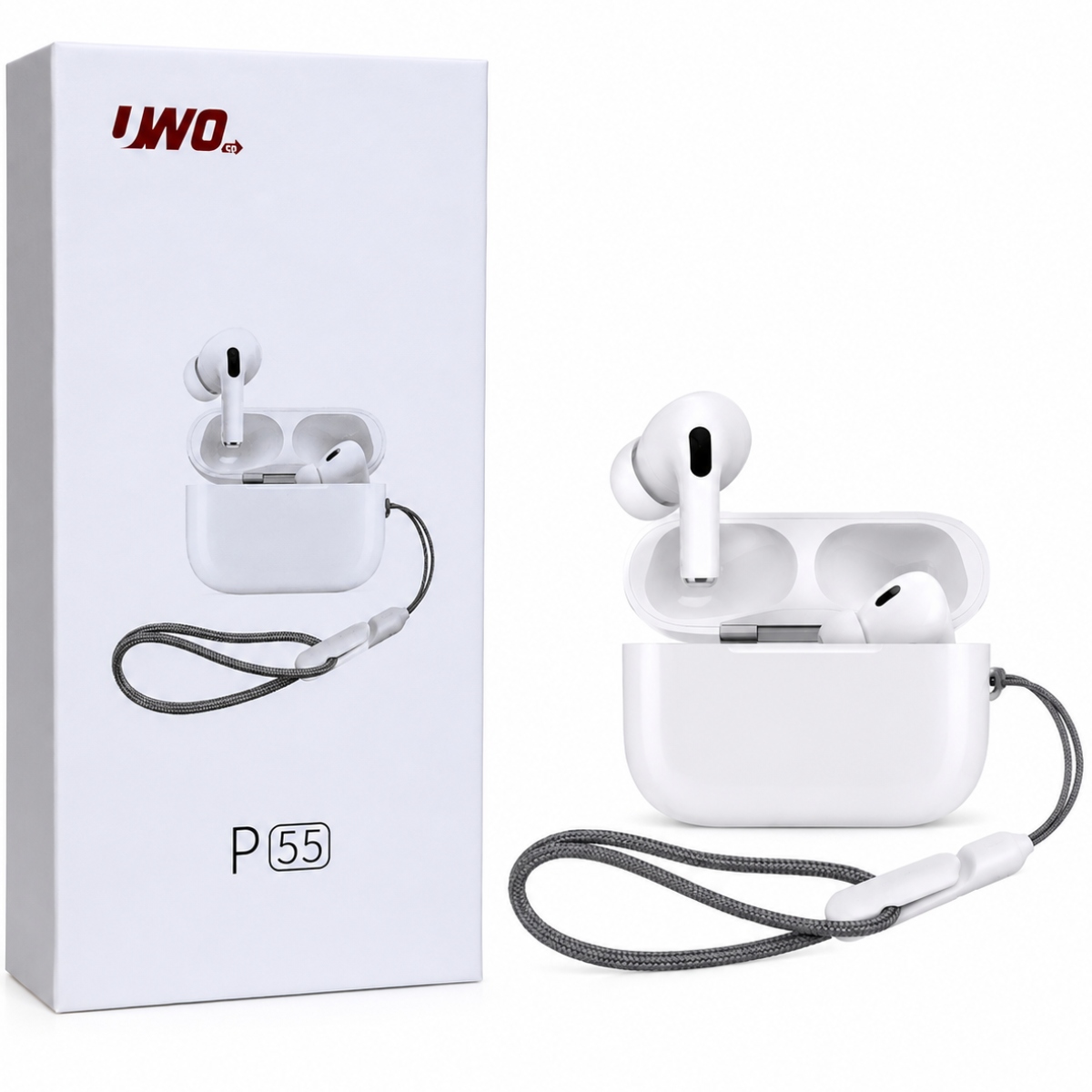 UWO P55 AIRPODS AUDIFONO BLUETOOTH (BLANCO)
