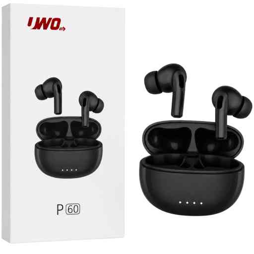 UWO P60 AIRPODS AUDIFONO BLUETOOTH (NEGRO)