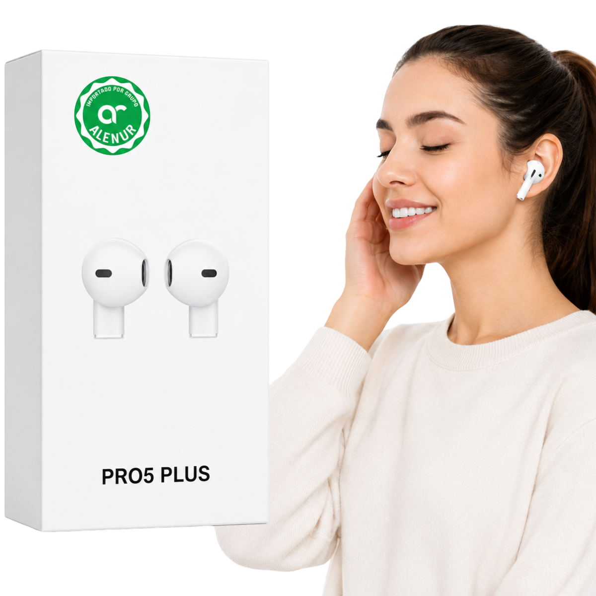PRO5 PLUS AUDIFONO BLUETOOTH (BLANCO)