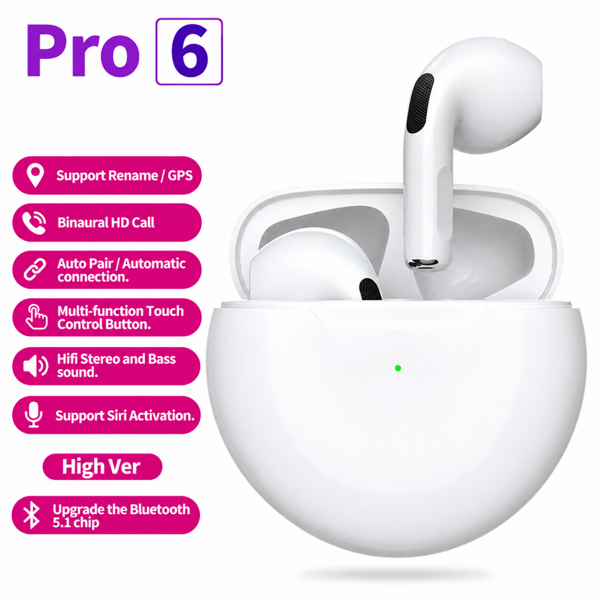 PRO6 AUDIFONO BLUETOOTH