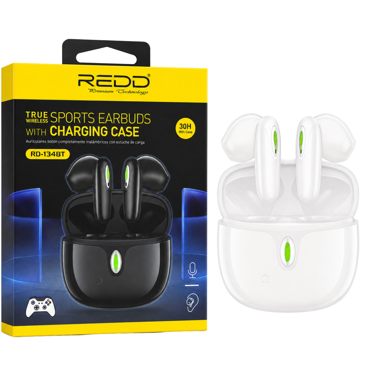 REDD RD-134BT AUDIFONO BLUETOOTH (BLANCO)