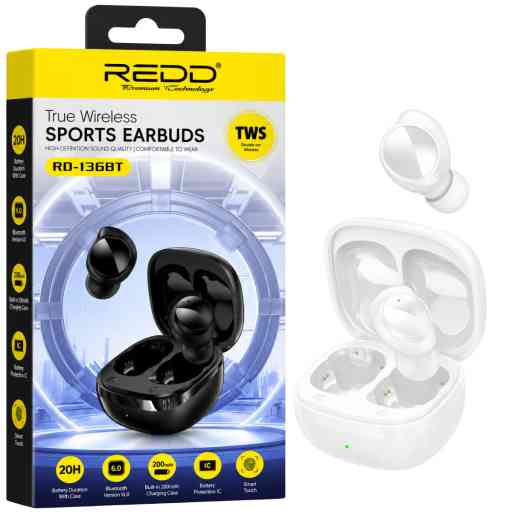 REDD RD-136BT AUDIFONO BLUETOOTH (BLANCO)