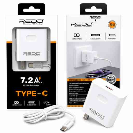 REDD RD-6123 80W CARGADOR TIPO C