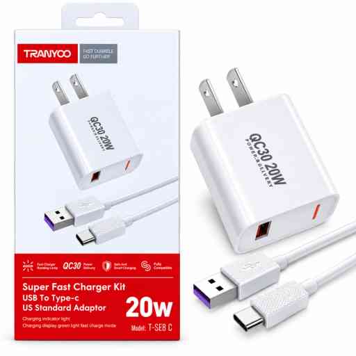 TRANYOO SE8-C CARGADOR 20W