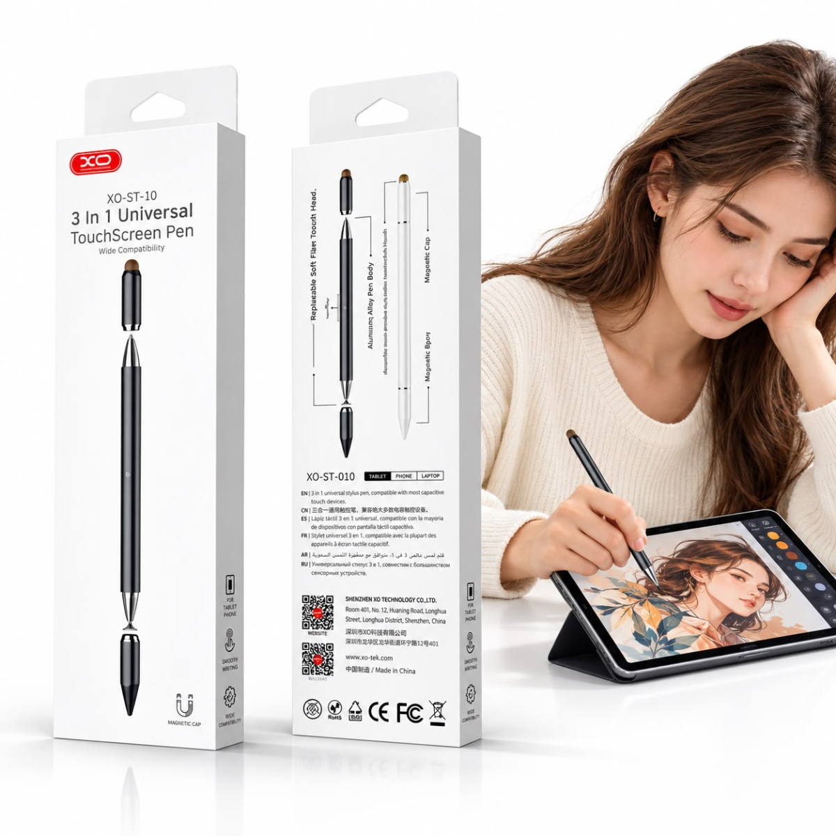 XO ST-10 LAPIZ OPTICO (NEGRO)