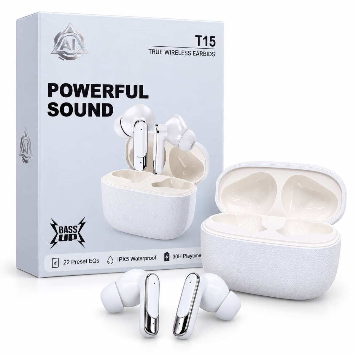 T15 AUDIFONO BLUETOOTH (BLANCO)