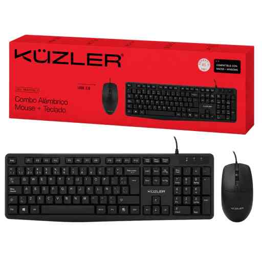 KUZLER TASKTWIN-1 TECLADO + MOUSE CON CABLE
