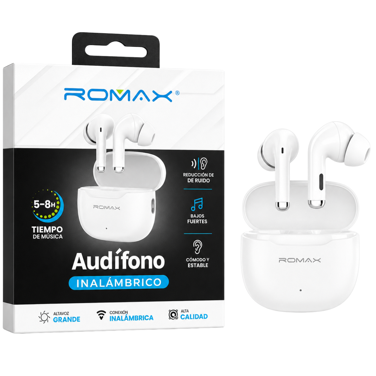 ROMAX TCA0376 AUDIFONO BLUETOOTH