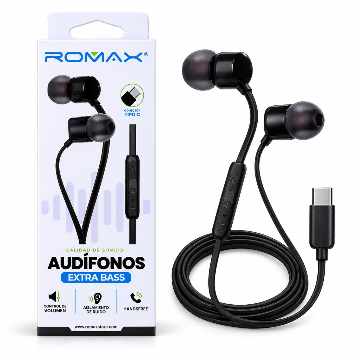 ROMAX TCA0385 AUDIFONO TIPO C