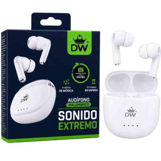 DW TCA0407 AUDIFONO BLUETOOTH (BLANCO)