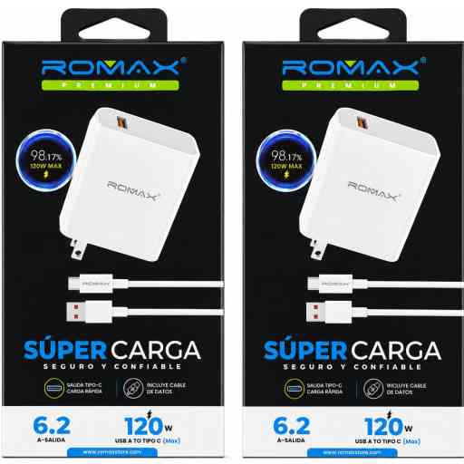 ROMAX TCC0551 120W CARGADOR SEGUNDERO