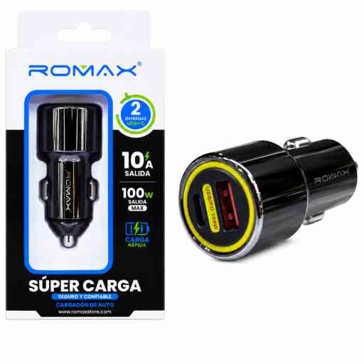 ROMAX TCC0570 CIGARRERA 100W USB/PD