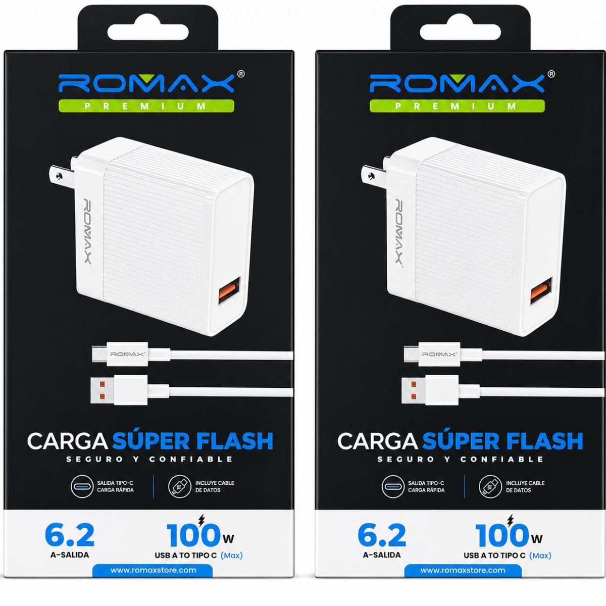 ROMAX TCC0605 100W CARGADOR TIPO C