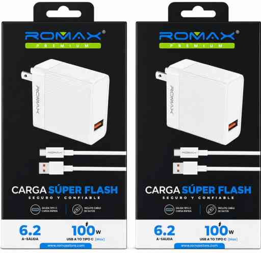 ROMAX TCC0605 100W CARGADOR TIPO C