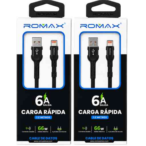 ROMAX TCD0323 66W CABLE USB LIGHTNING