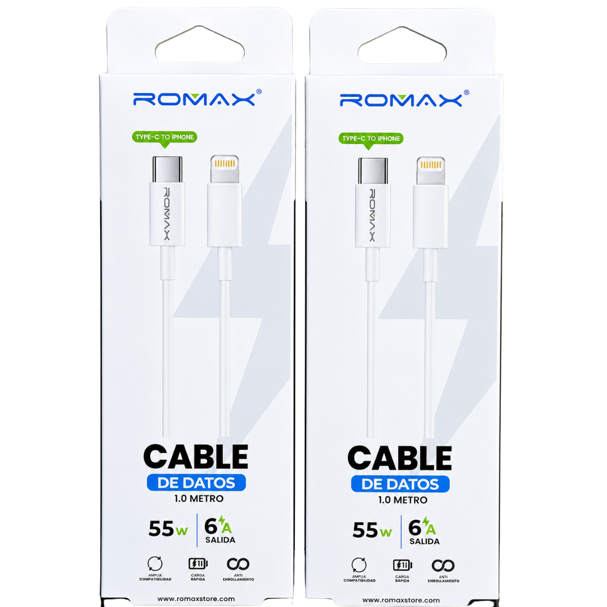 ROMAX TCD0477 55W CABLE C - LIGHTNING