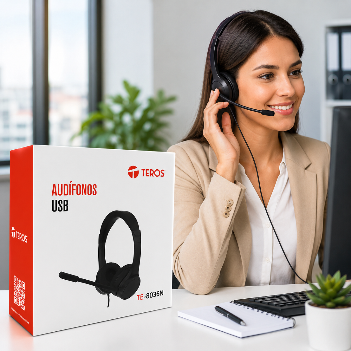 TEROS TE-8036N AUDIFONO
