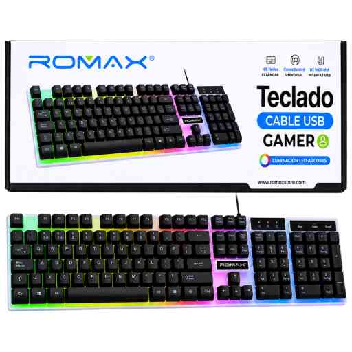 ROMAX TPT0018 TECLADO GAMER