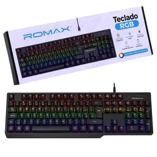 ROMAX TPT0020 TECLADO MECANICO RGB